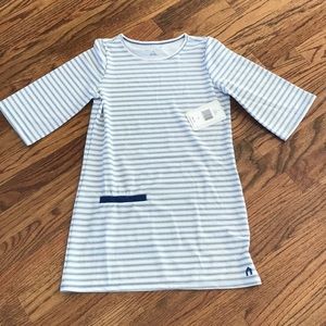 Blue & White Cabana Life Cover-Up/ Dress sz 6x NEW